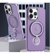 Husa Magsafe iPhone 14 Pro Max TPU, Inel, Purple