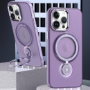 Husa Magsafe iPhone 14 Pro TPU, Inel, Purple