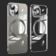 Husa Magsafe iPhone 15, Transparent Black