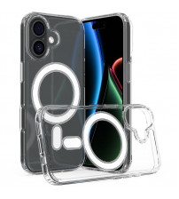Husa Magsafe iPhone 17 PC+TPU, Transparenta