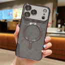 Husa Magsafe iPhone 17 Pro Max, Black Glitter Husa Magsafe iPhone 17 Pro Max, Black Glitter