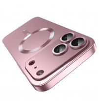 Husa Magsafe iPhone 17 Pro TPU, Protectie camera, Gold Pink