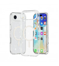 Husa Magsafe iPhone Air, Luxury Glitter, TPU Transparent