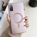 Husa Magsafe Samsung Galaxy S20 TPU, Protectie camera, Pink