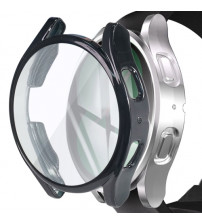 Husa moale Samsung Galaxy Watch 5 40mm, protectie ecran, Black
