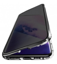 Husa PRIVACY 360 iPhone 15 Pro Max (fata+spate sticla), Black