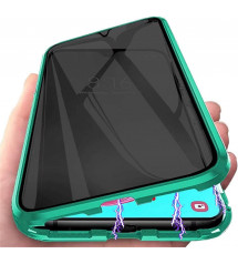 Husa PRIVACY 360 Samsung Galaxy Note 8 (fata+spate sticla), Green