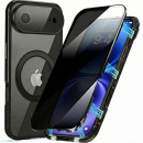 Husa Privacy iPhone Air MagSafe 360 (fata+spate sticla), Black