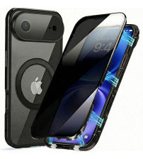 Husa Privacy iPhone Air MagSafe 360 (fata+spate sticla), Black