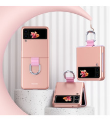 Husa rigida Samsung Galaxy Z Flip3, Inel, Rose Gold