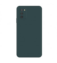 Husa Samsung Galaxy A02s din silicon moale, Dark Green