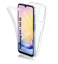 Husa Samsung Galaxy A15 TPU+PC Full Cover 360 (fata+spate), Transparenta