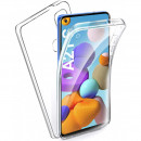 Husa Samsung Galaxy A21S TPU+PC Full Cover 360 (fata+spate), Transparenta