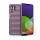 Husa Samsung Galaxy A22 4G Antisoc, Straturi multiple, Purple