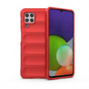 Husa Samsung Galaxy A22 4G Antisoc, Straturi multiple, Red