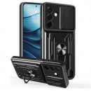Husa Samsung Galaxy A26, Protectie camera, Inel, Slot Card, Black