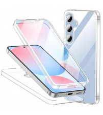 Husa Samsung Galaxy A36 TPU+PC Full Cover 360 (fata+spate), Transparenta