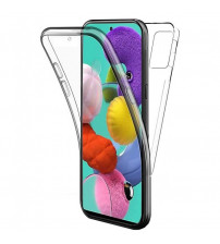 Husa Samsung Galaxy A42 TPU+PC Full Cover 360 (fata+spate), Transparenta