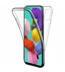 Husa Samsung Galaxy A51 TPU+PC Full Cover 360 (fata+spate), Transparenta
