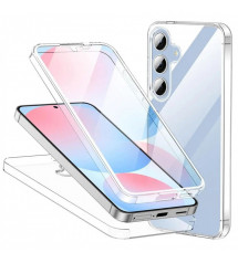 Husa Samsung Galaxy A56 TPU+PC Full Cover 360 (fata+spate), Transparenta
