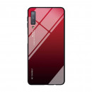 Husa Samsung Galaxy A8 Plus 2018 Gradient Glass, Red-Black