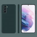 Husa Samsung Galaxy S21 Plus din silicon moale, Dark Green
