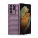 Husa Samsung Galaxy S21 Ultra Antisoc, Straturi multiple, Purple Husa Samsung Galaxy S21 Ultra Antisoc, Straturi multiple, Purple