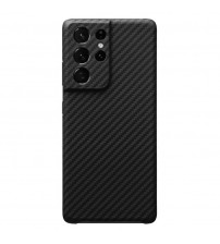 Husa Samsung Galaxy S21 Ultra, Kevlar UltraSlim, Black