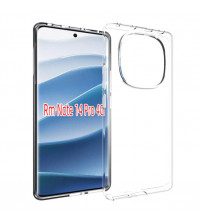 Husa Xiaomi Redmi Note 14 Pro 4G Slim TPU, Transparenta