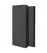 Husa Xiaomi Redmi Note 8 Pro tip carte Fabric, Black