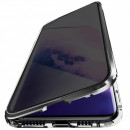 Husa PRIVACY 360 iPhone 12 Pro Max (fata+spate sticla), Black