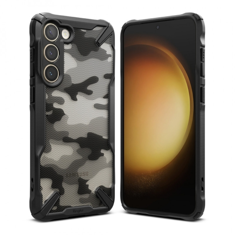Husa Samsung Galaxy S23 originala RINGKE Fusion X Camo, Black