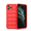 Husa iPhone 11 Pro Max Antisoc, Straturi multiple, Red