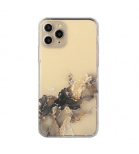 Husa iPhone 11 Pro Max din silicon moale, Marble Abstract