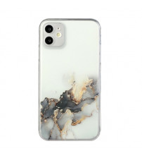 Husa iPhone 12 Mini din silicon moale, Marble Abstract