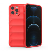 Husa iPhone 12 Pro Max Antisoc, Straturi multiple, Red