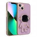 Husa iPhone 13 Pro Slim TPU, Astronaut Stand, Pink Husa iPhone 13 Pro Slim TPU, Astronaut Stand, Pink