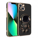 Husa iPhone 14 Plus Slim TPU, Astronaut Stand, Black Husa iPhone 14 Plus Slim TPU, Astronaut Stand, Black