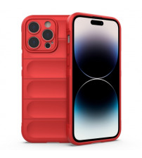 Husa iPhone 14 Pro Antisoc, Straturi multiple, Red
