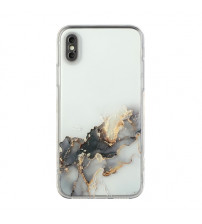 Husa iPhone XS Max din silicon moale, Marble Abstract