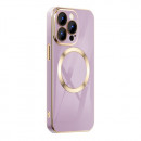 Husa Magsafe iPhone 12 Pro Max TPU, Protectie camera, Elegant Purple