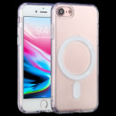Husa Magsafe iPhone SE 2 / SE 3 PC+TPU, Transparenta