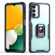 Husa rigida Samsung Galaxy A13 5G Antisoc, Inel, Transparent Black