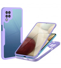 Husa Samsung Galaxy A22 Full Cover 360 (fata+spate), Purple