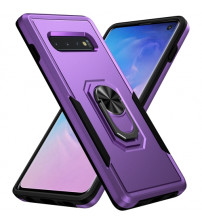 Husa Samsung Galaxy S10 Antisoc, Armor, Inel magnetic, Purple