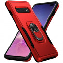 Husa Samsung Galaxy S10 Plus Antisoc, Armor, Inel magnetic, Red
