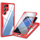Husa Samsung Galaxy S22 Ultra Full Cover 360 (fata+spate), Red