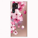 Husa Samsung Galaxy S22 Ultra Slim TPU, Flowers