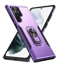 Husa Samsung Galaxy S23 Ultra Antisoc, Armor, Inel magnetic, Purple