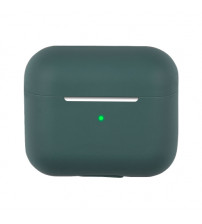 Husa silicon UltraSlim pentru Apple AirPods 3, Dark Green